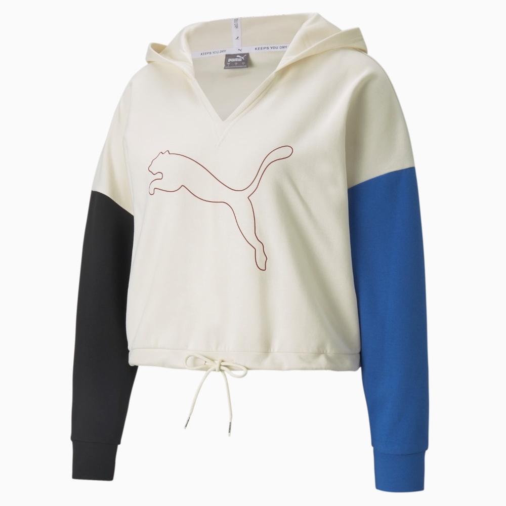 Puma Modern Sport Womens Long Sleeve Pullover Hoodie 589486-73 NEW Sz L - Picture 1 of 2